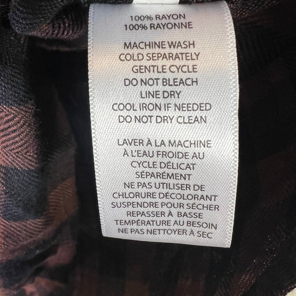 Beachlunchlounge Plaid Patchwork Button Shirt Wom… - image 6